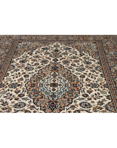 Tappeto Kashan Persia beige marrone 200x297