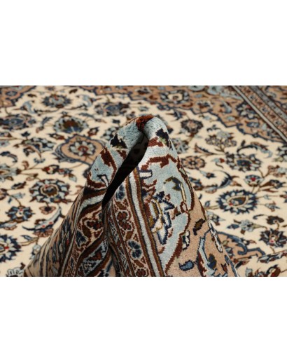 Tappeto Kashan Persia beige marrone 200x297