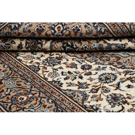 Tappeto Kashan Persia beige marrone 200x297
