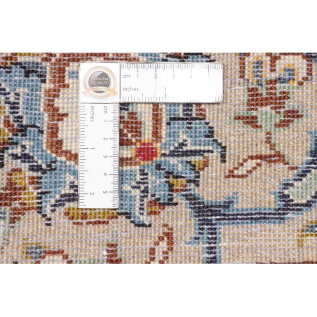 Tappeto Kashan Persia bianco grigio 197x315