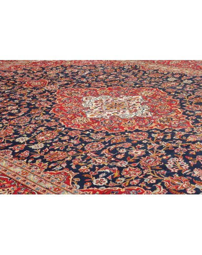Tappeto Kashan Persia marrone grigio 250x357