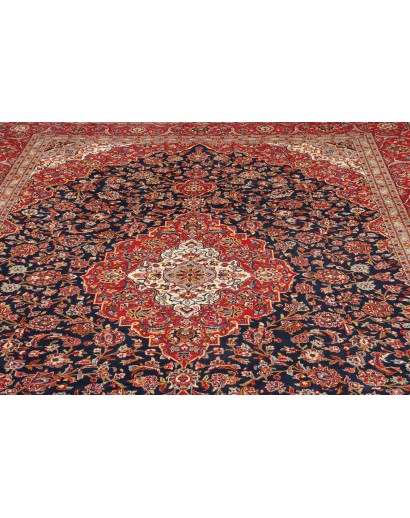 Tappeto Kashan Persia marrone grigio 250x357