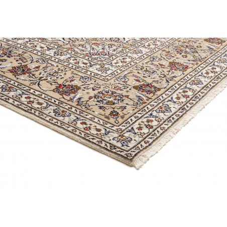 Tappeto Kashan Persia bianco grigio 240x348