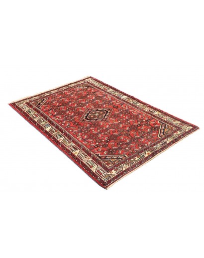 Tappeto Hamadan Persia marrone giallo 105x155