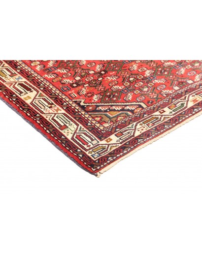 Tappeto Hamadan Persia marrone giallo 105x155