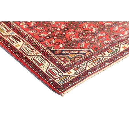 Tappeto Hamadan Persia marrone giallo 105x155