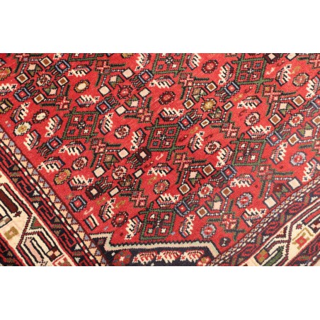 Tappeto Hamadan Persia marrone giallo 105x155