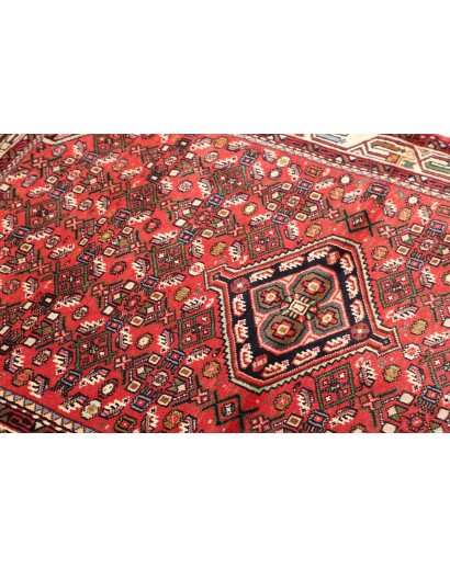 Tappeto Hamadan Persia marrone giallo 105x155