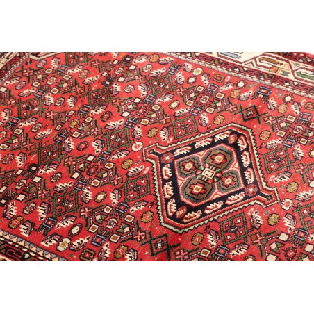 Tappeto Hamadan Persia marrone giallo 105x155