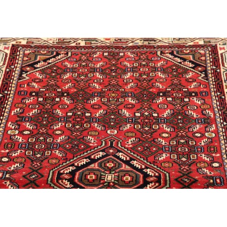 Tappeto Hamadan Persia marrone giallo 105x155