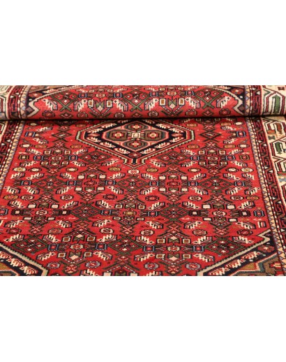 Tappeto Hamadan Persia marrone giallo 105x155