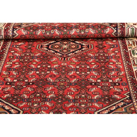 Tappeto Hamadan Persia marrone giallo 105x155
