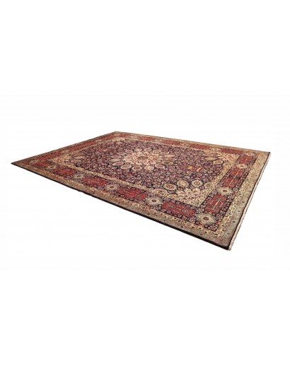 Tappeto Tabriz Persia grigio azzurro 303x400