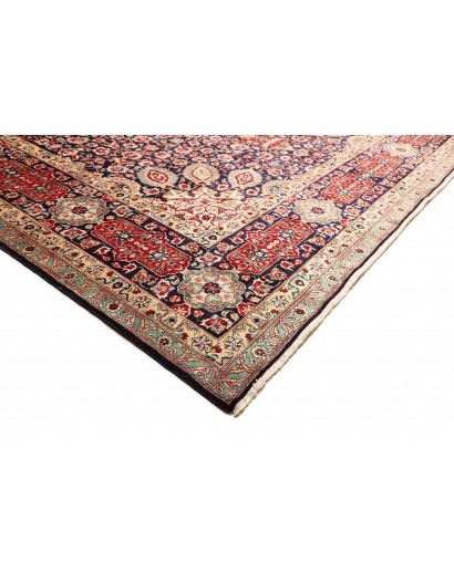 Tappeto Tabriz Persia grigio azzurro 303x400