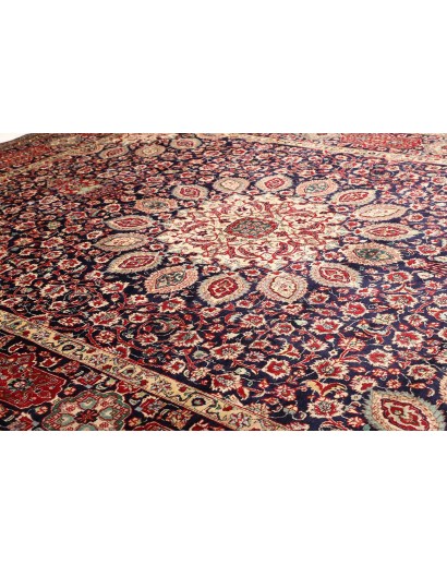 Tappeto Tabriz Persia grigio azzurro 303x400