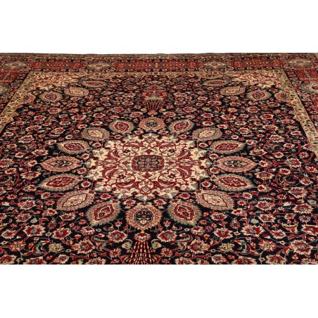Tappeto Tabriz Persia grigio azzurro 303x400