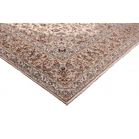 Tappeto Kashan Persia beige grigio 245x350