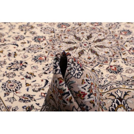 Tappeto Kashan Persia beige grigio 245x350