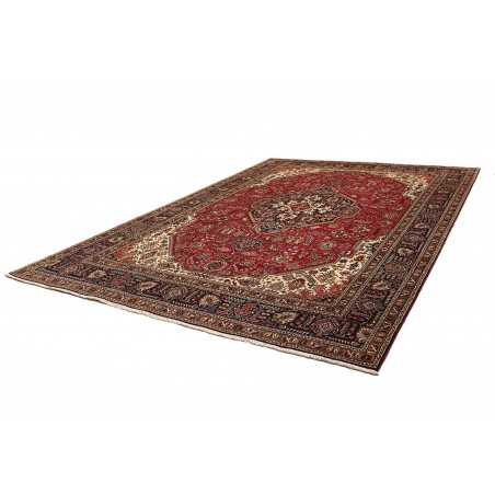 Tappeto Tabriz Persia marrone giallo 248x343
