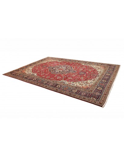 Tappeto Tabriz Persia marrone giallo 248x343