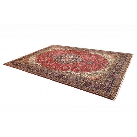 Tappeto Tabriz Persia marrone giallo 248x343