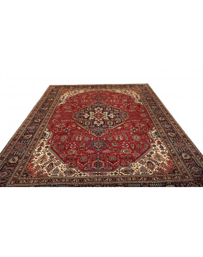 Tappeto Tabriz Persia marrone giallo 248x343