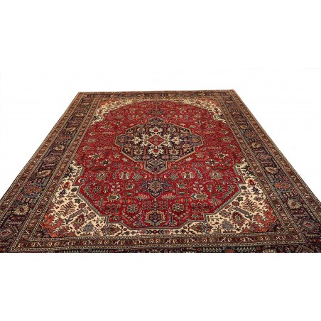Tappeto Tabriz Persia marrone giallo 248x343