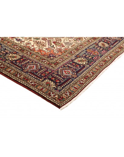 Tappeto Tabriz Persia marrone giallo 248x343
