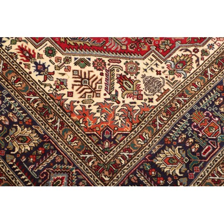 Tappeto Tabriz Persia marrone giallo 248x343