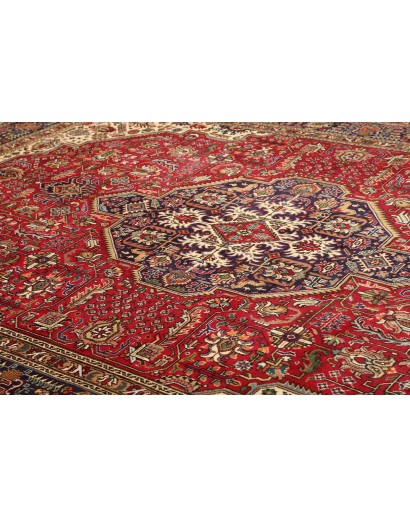 Tappeto Tabriz Persia marrone giallo 248x343
