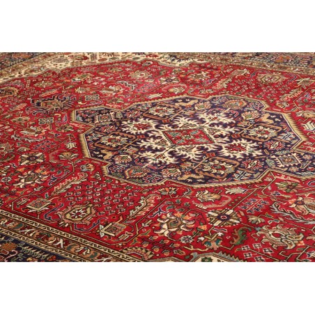 Tappeto Tabriz Persia marrone giallo 248x343