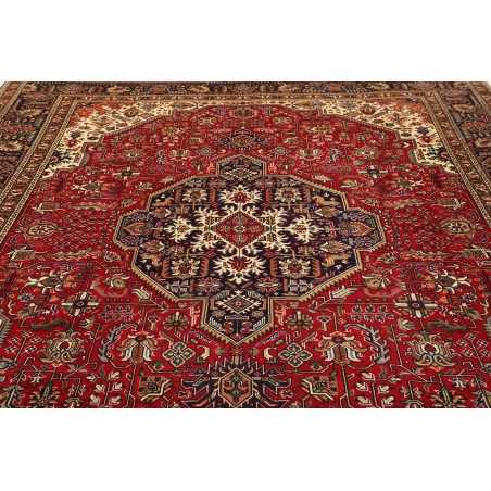 Tappeto Tabriz Persia marrone giallo 248x343