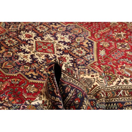 Tappeto Tabriz Persia marrone giallo 248x343