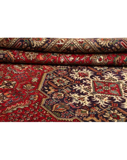 Tappeto Tabriz Persia marrone giallo 248x343