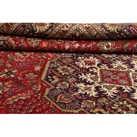 Tappeto Tabriz Persia marrone giallo 248x343