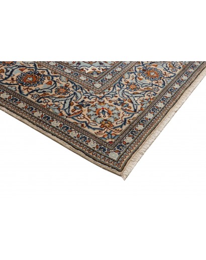 Tappeto Kashan Persia beige grigio 200x303