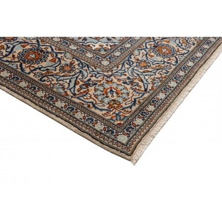 Tappeto Kashan Persia beige grigio 200x303