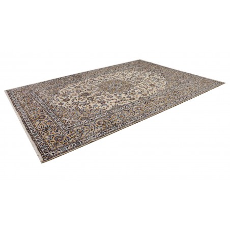 Tappeto Kashan Persia bianco grigio 257x363