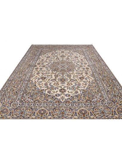 Tappeto Kashan Persia bianco grigio 257x363