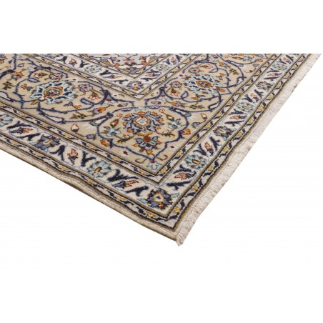 Tappeto Kashan Persia bianco grigio 257x363