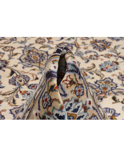 Tappeto Kashan Persia bianco grigio 257x363