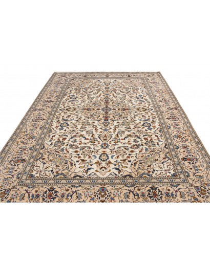 Tappeto Kashan Persia beige marrone 243x353