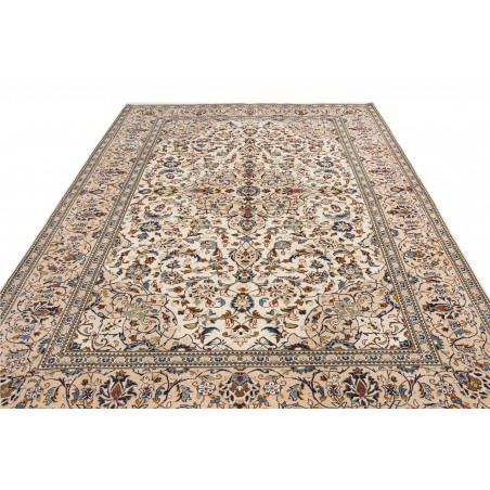 Tappeto Kashan Persia beige marrone 243x353