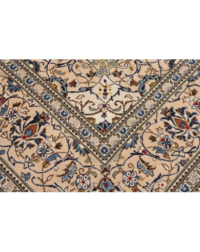 Tappeto Kashan Persia beige marrone 243x353