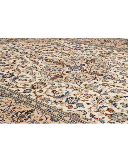 Tappeto Kashan Persia beige marrone 243x353