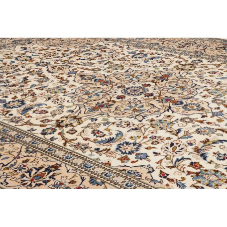 Tappeto Kashan Persia beige marrone 243x353