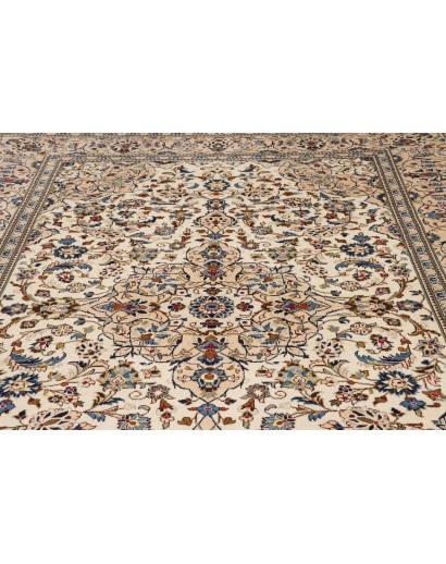Tappeto Kashan Persia beige marrone 243x353
