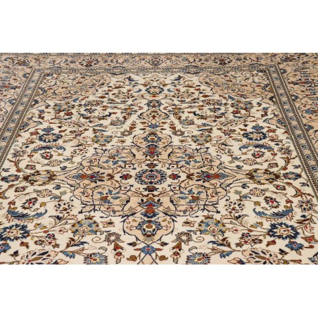 Tappeto Kashan Persia beige marrone 243x353