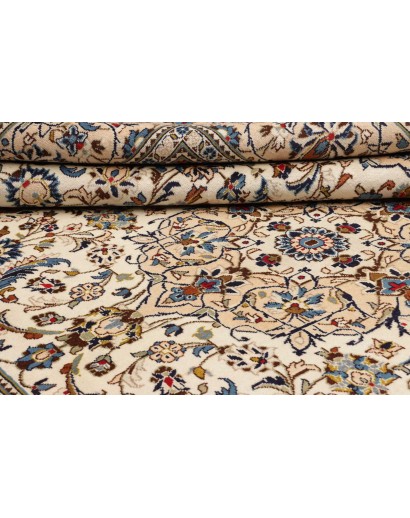 Tappeto Kashan Persia beige marrone 243x353
