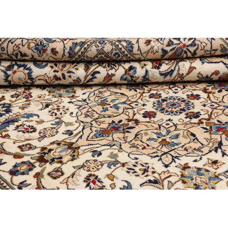 Tappeto Kashan Persia beige marrone 243x353